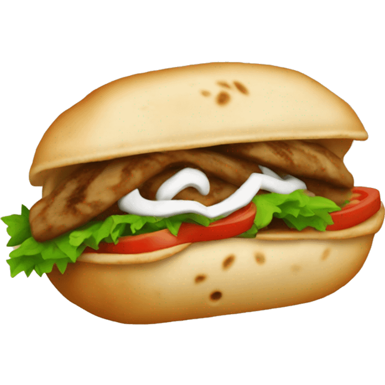 Greek gyro Greek style emoji