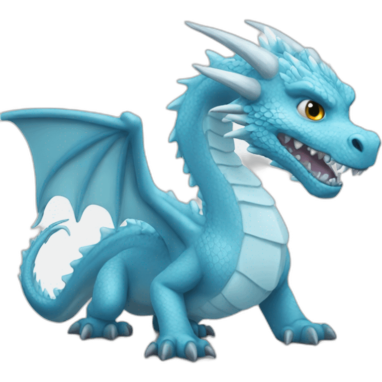 Ice dragon emoji