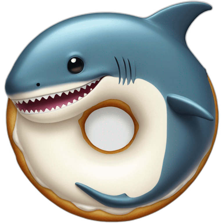 Requin baleine donut emoji