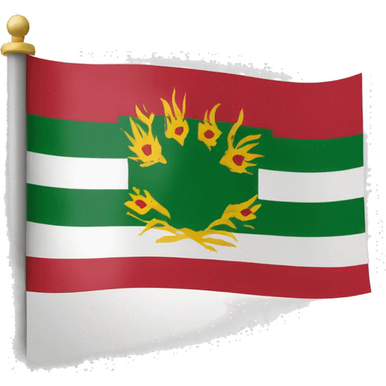 the flag of Galizien state emoji