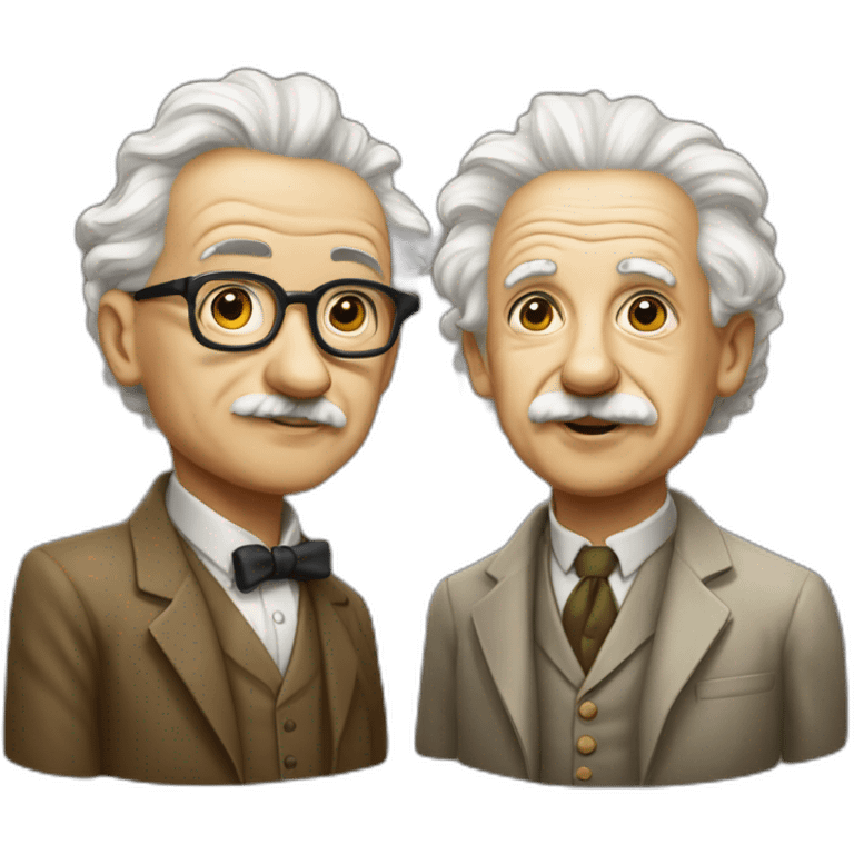 gödel and einstein emoji