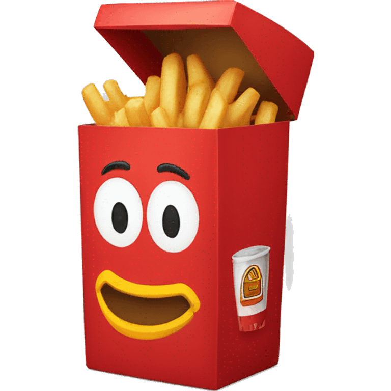 Mc Donald red box  emoji