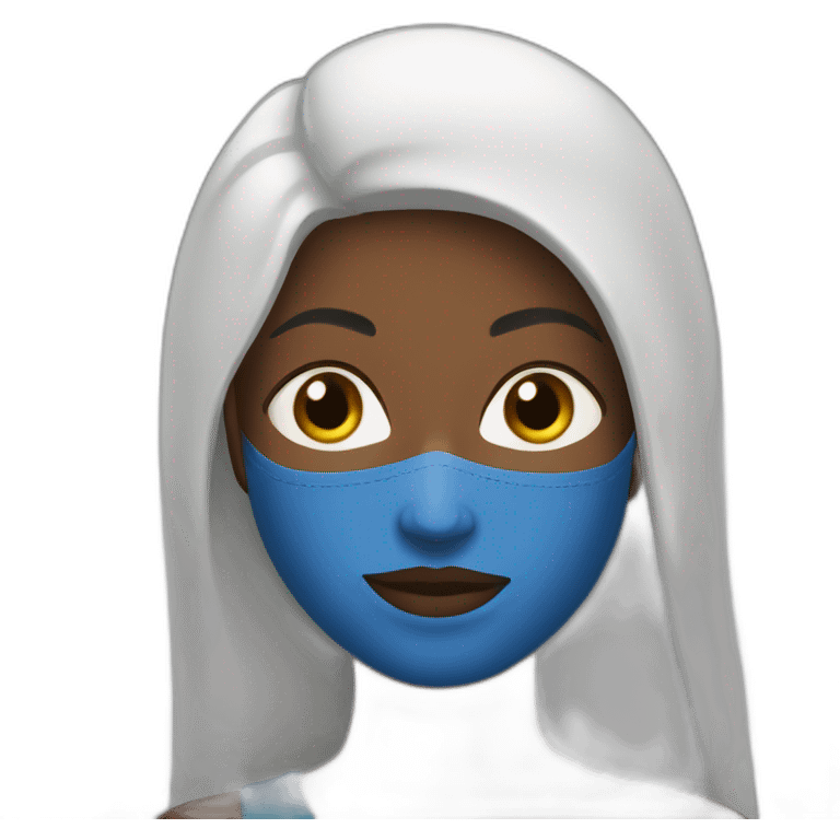 Une femme noir voilée qui s'appelle Mariama emoji