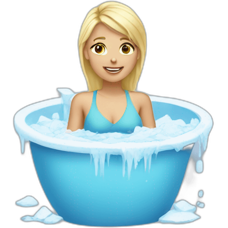 icebath blonde emoji