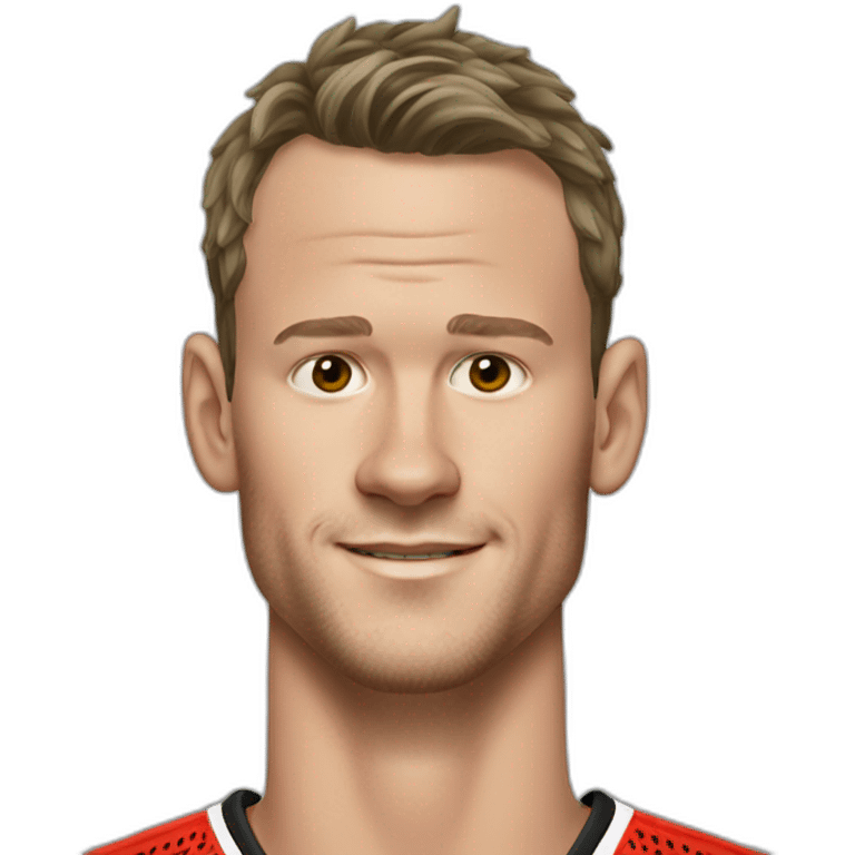 Jonathan Toews as a beach bum emoji