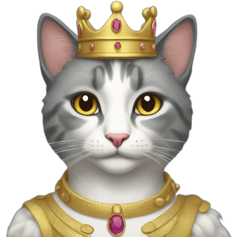 queen cat emoji