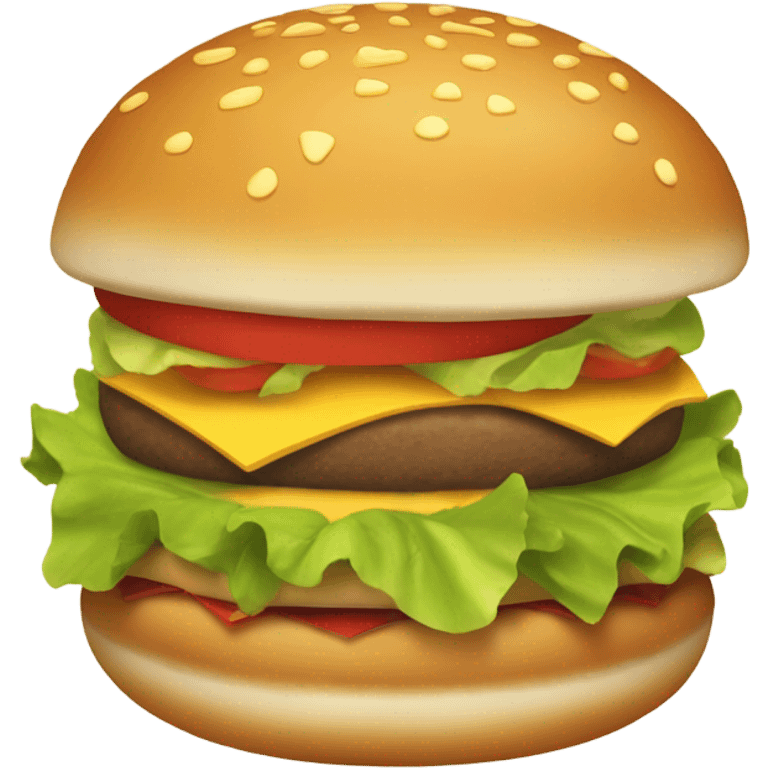 cute burger emoji