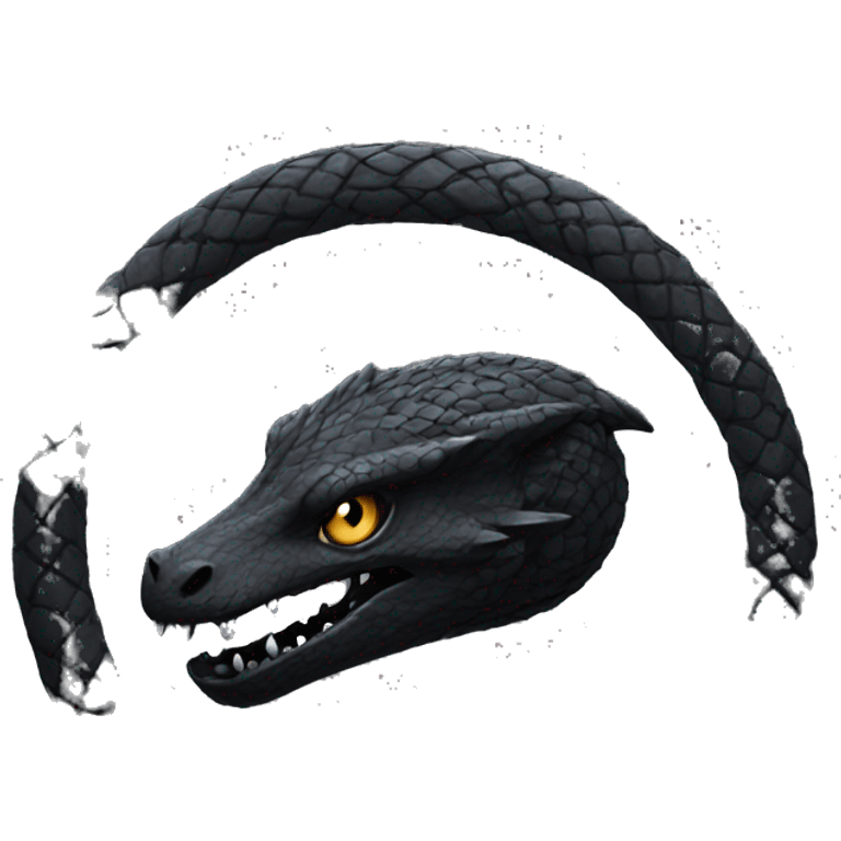 black Ouroboros  emoji