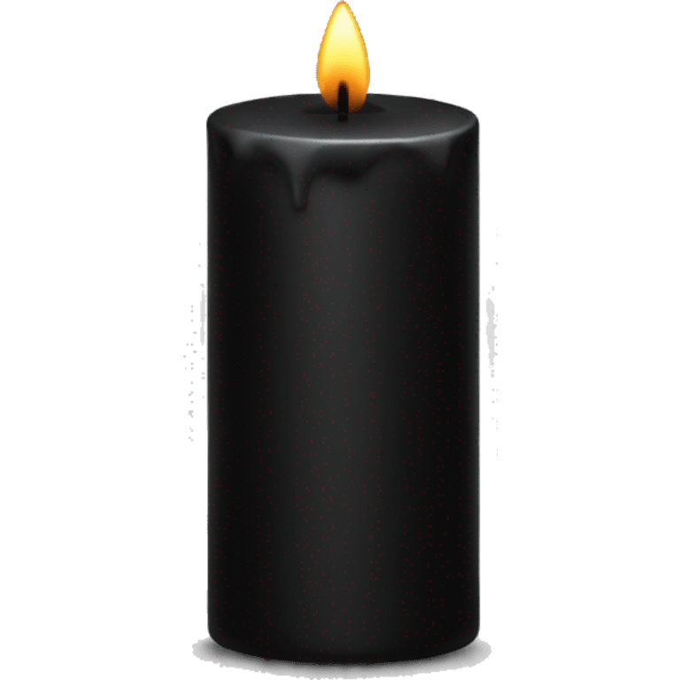 Black candle emoji