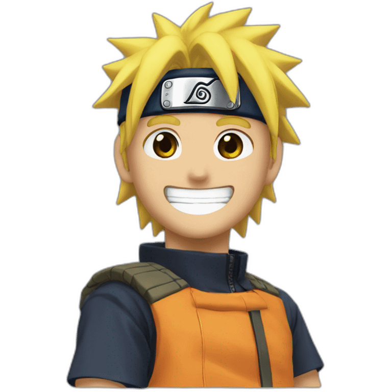 Naruto avec le sourire  emoji