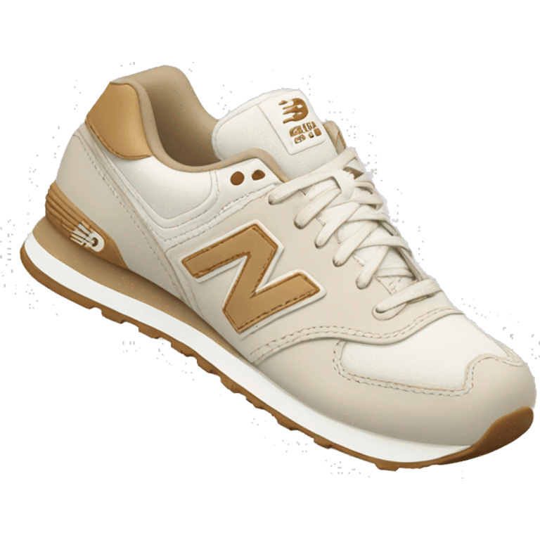 White and beige New Balance shoes emoji