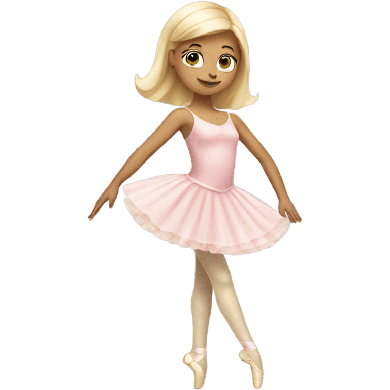 ballerina blonde girl emoji