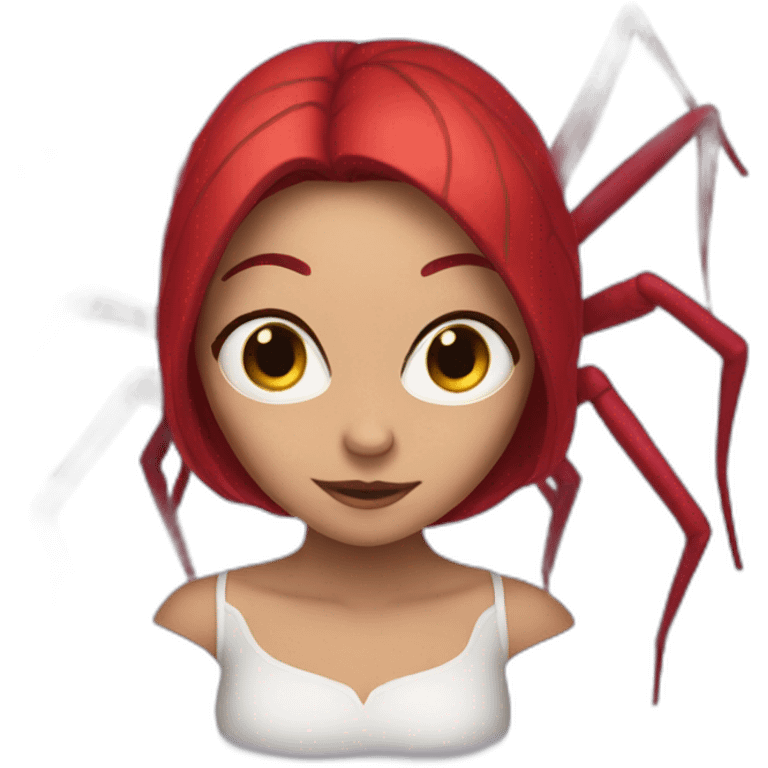 Spider girl emoji