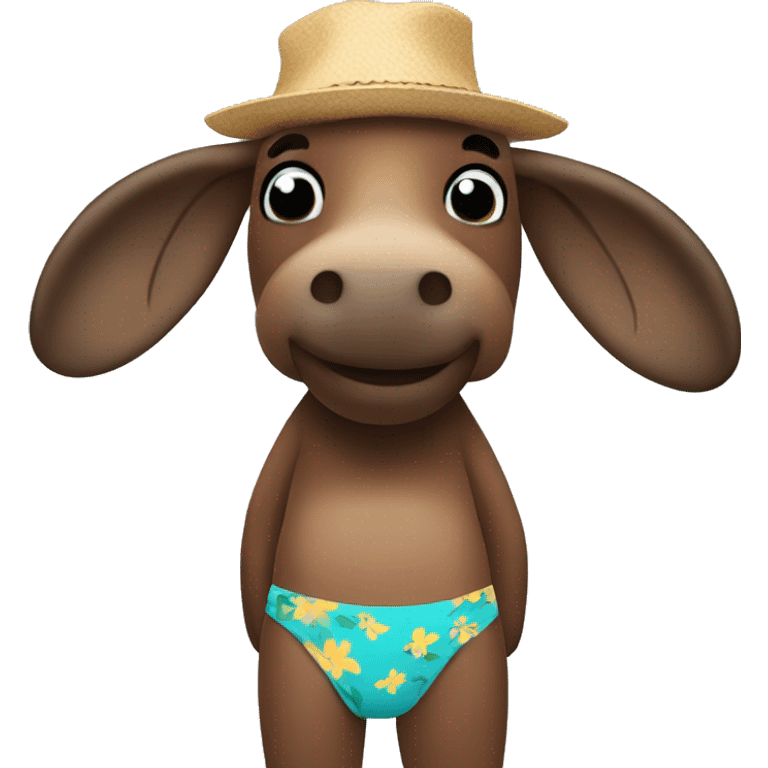 moose in bikini emoji