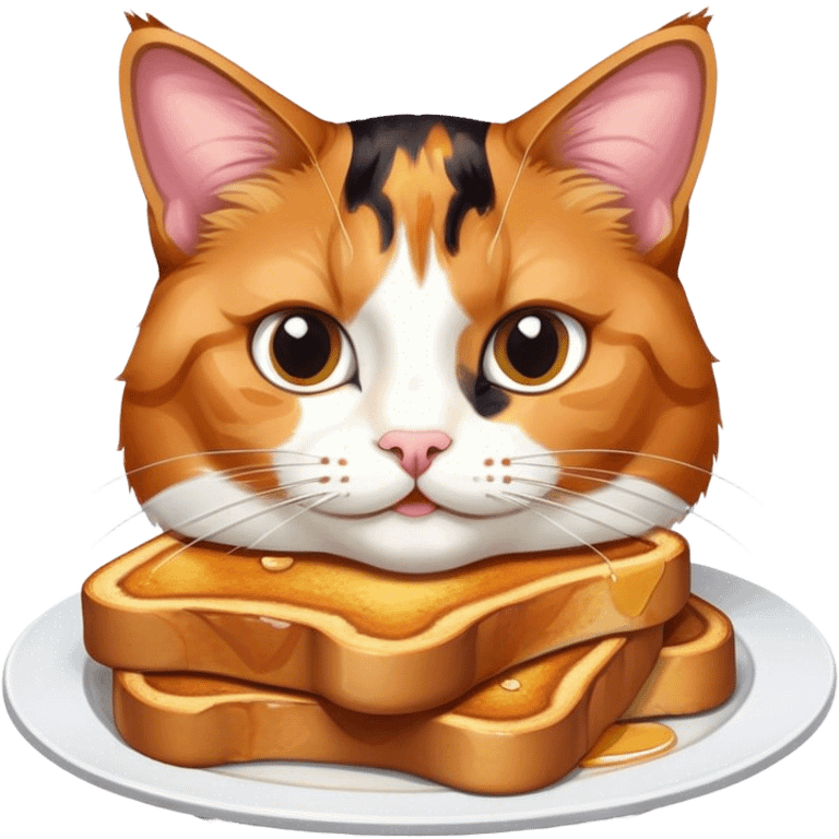 French toast cat emoji