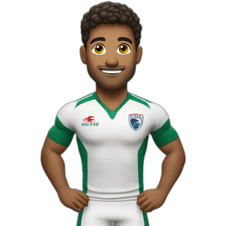 Killian M’bappé playing rugby emoji