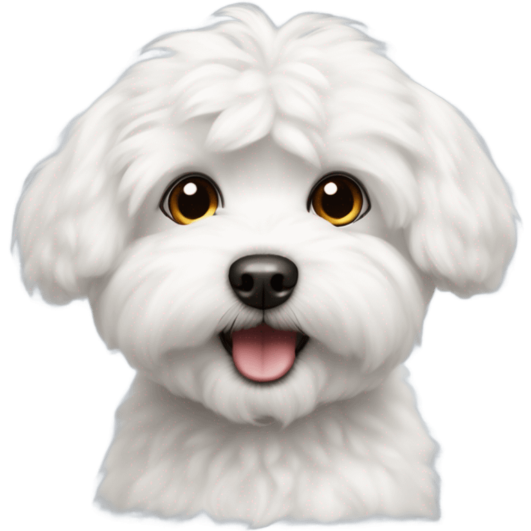 bichon maltese miny toy emoji