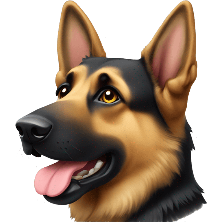 German shepherd dog emoji