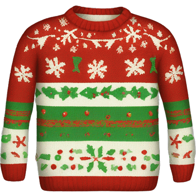 christmas sweater emoji