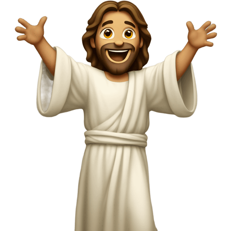 Excited Jesus emoji