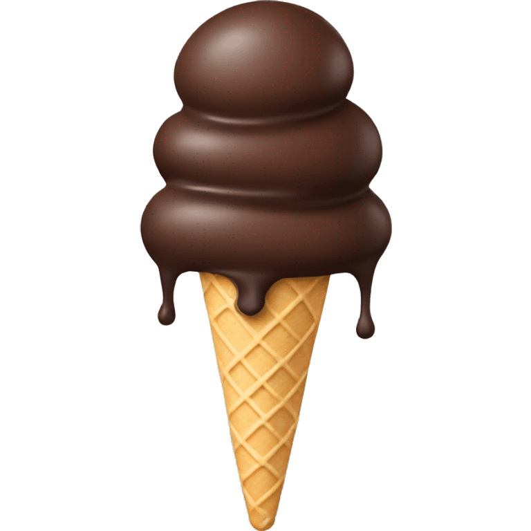 Chocolate covered ice cream  emoji