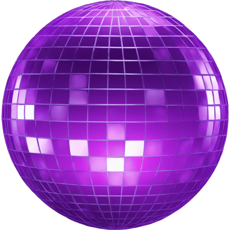 purple disco ball emoji