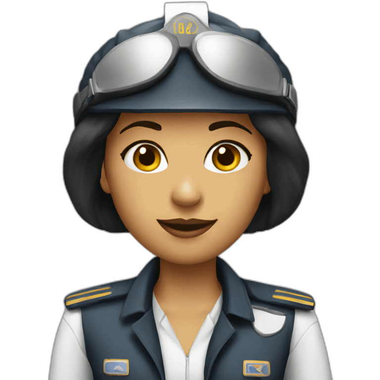 woman pilot emoji