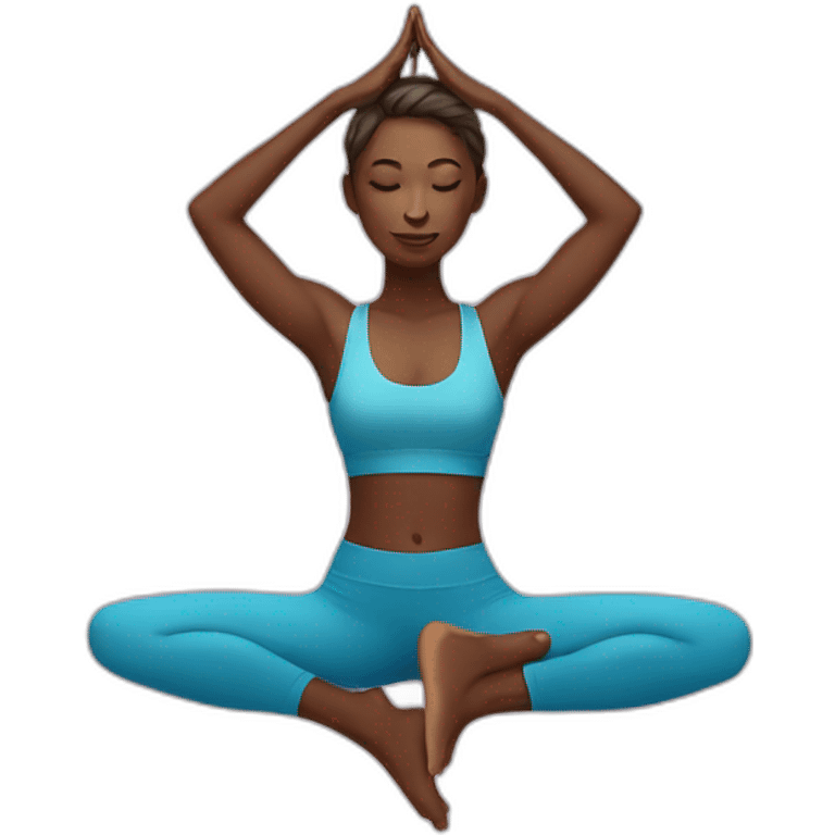 yoga girl  emoji