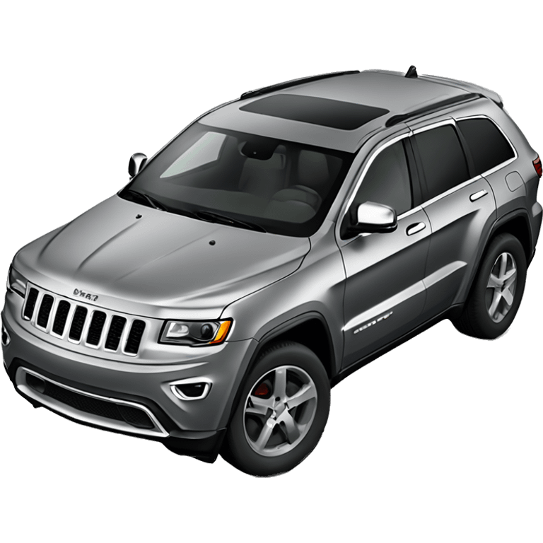 Jeep grand Cherokee grey emoji