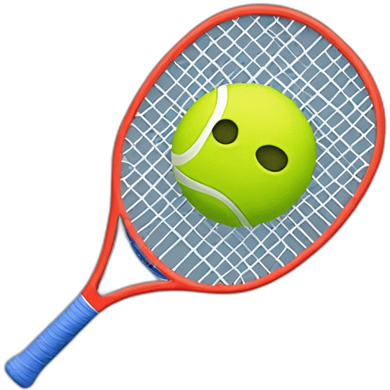 thick padel racket no ball emoji