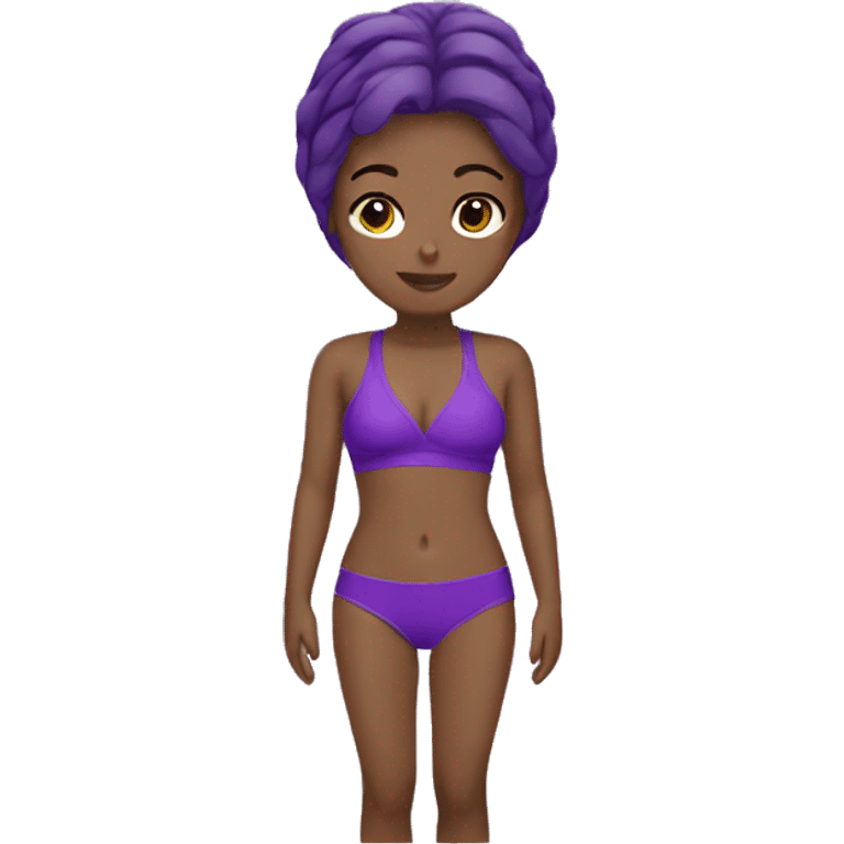 Purple swimwear  emoji