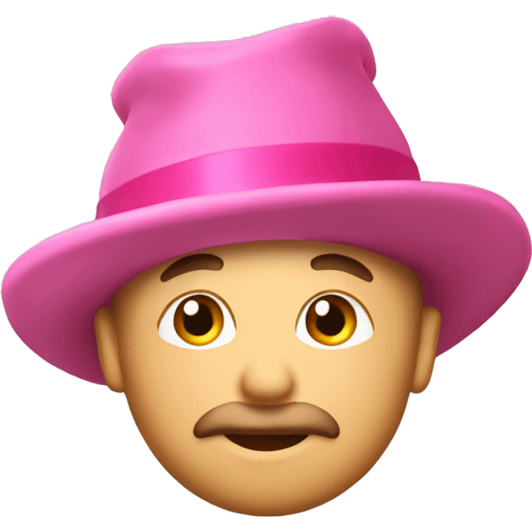 cappello di natale rosa emoji