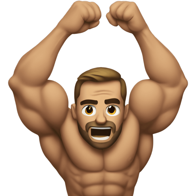 Bicep but facing the other way emoji