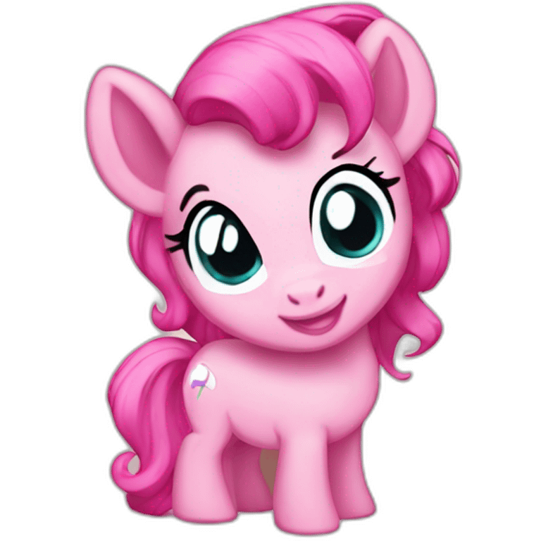 chibi pink pony emoji