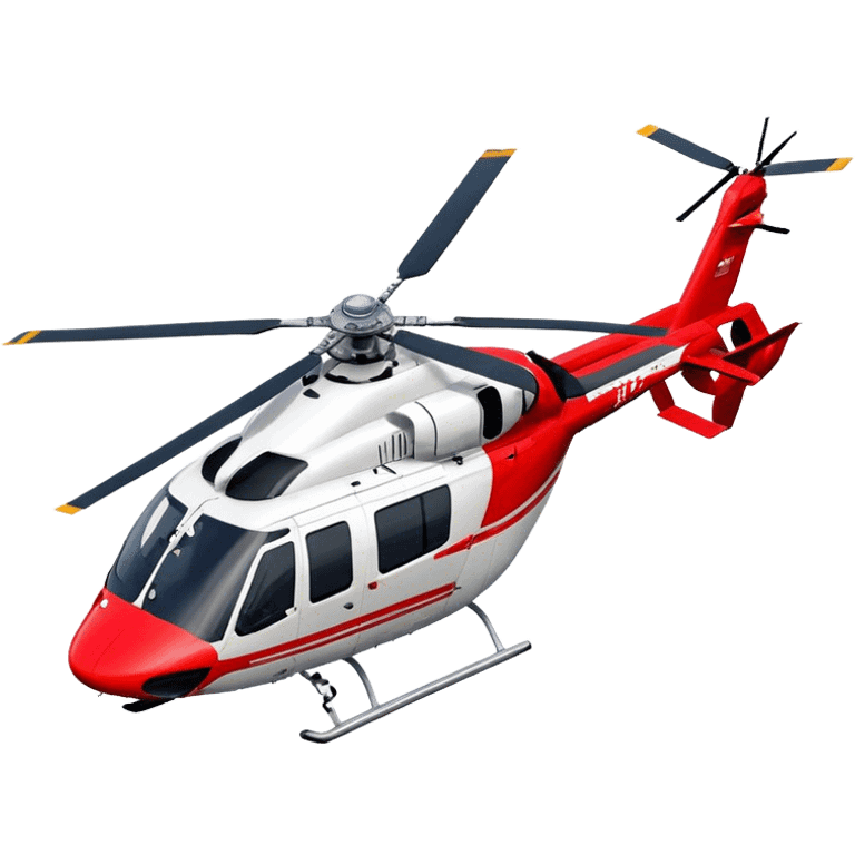 Rescue Helicopter - Airbus H145 (Model Year: 2021) (Iconic colour: Red with white) emoji