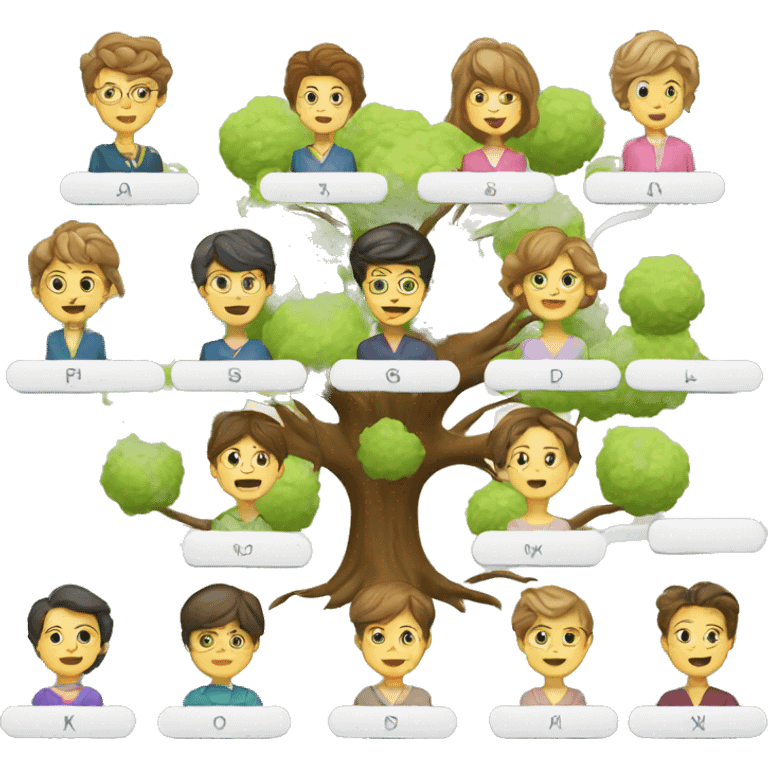 genealogy family tree emoji