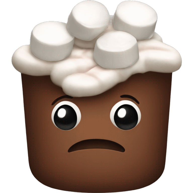 Cocoa with marshmallows  emoji