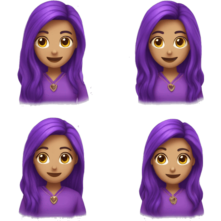 Corazón morado emoji