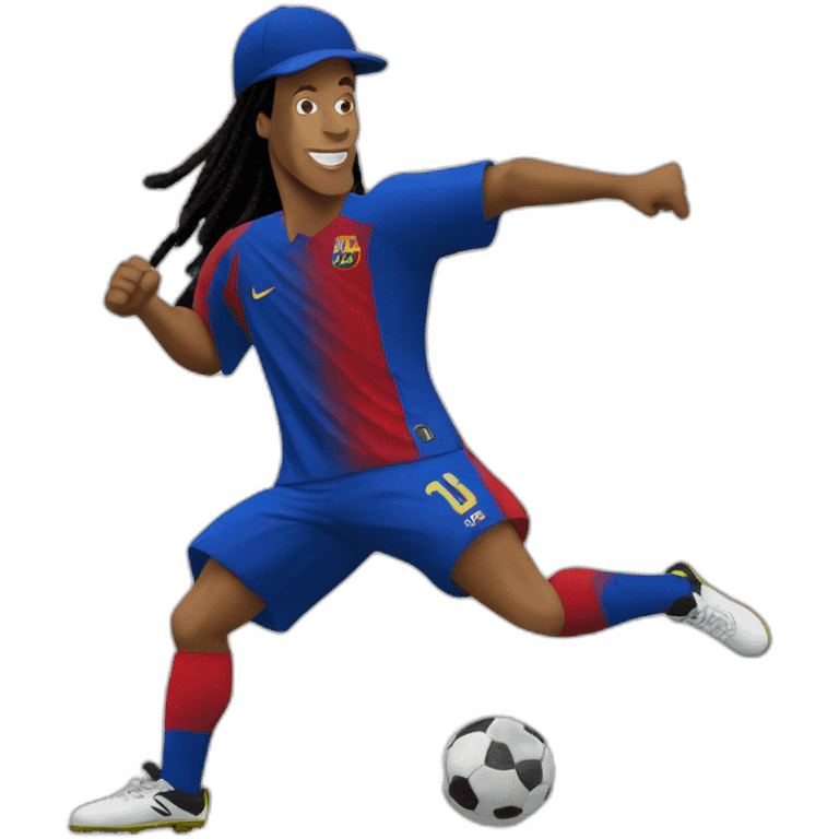 Ronaldinho qui danse la samba emoji