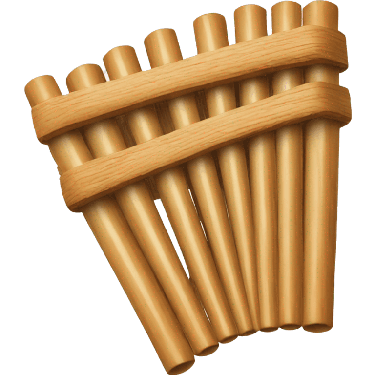 Pan flute plain and simple panpipes emoji