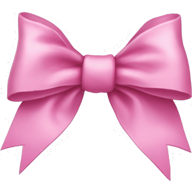 a pink coquette bow emoji