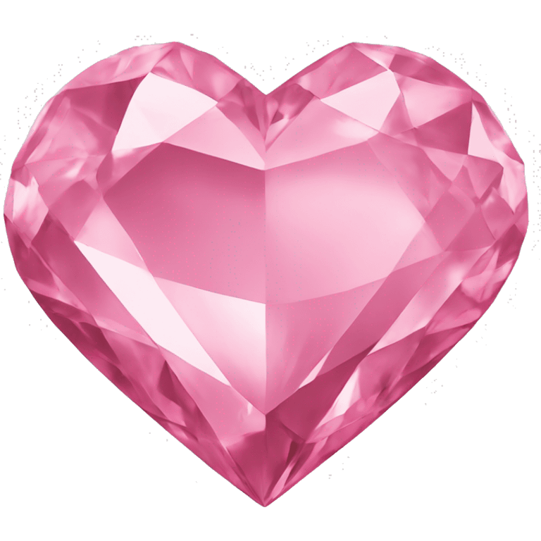 Pink Diamond heart emoji