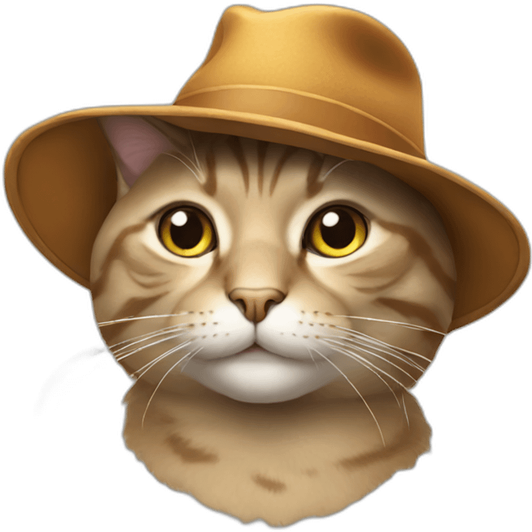 cat with hat emoji