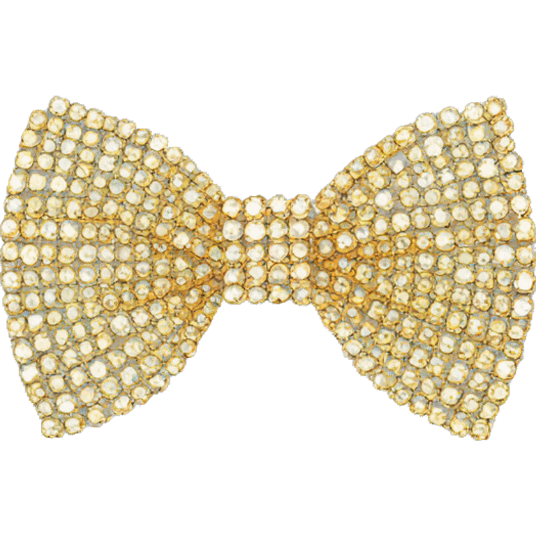 Rhinestone bow emoji