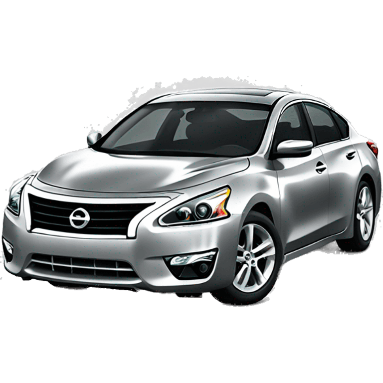 Nissan Altima 2015 silver emoji