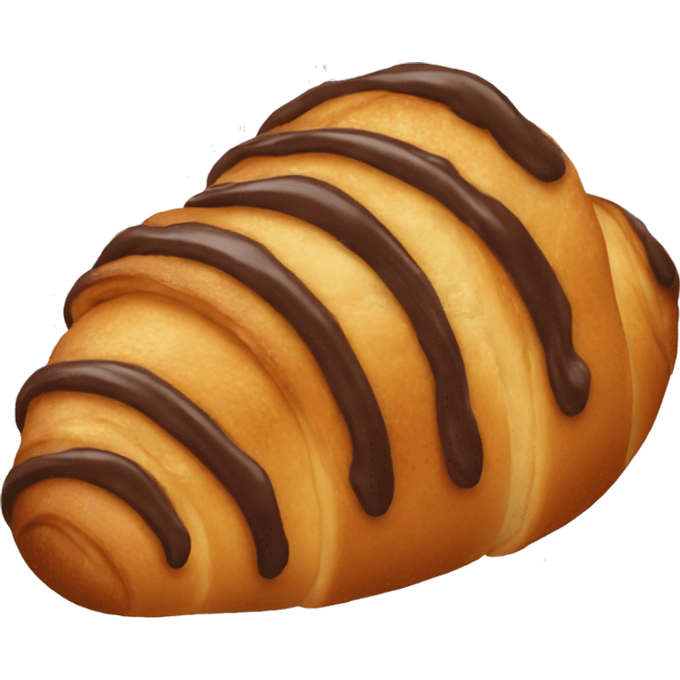 Chocolate croissant emoji