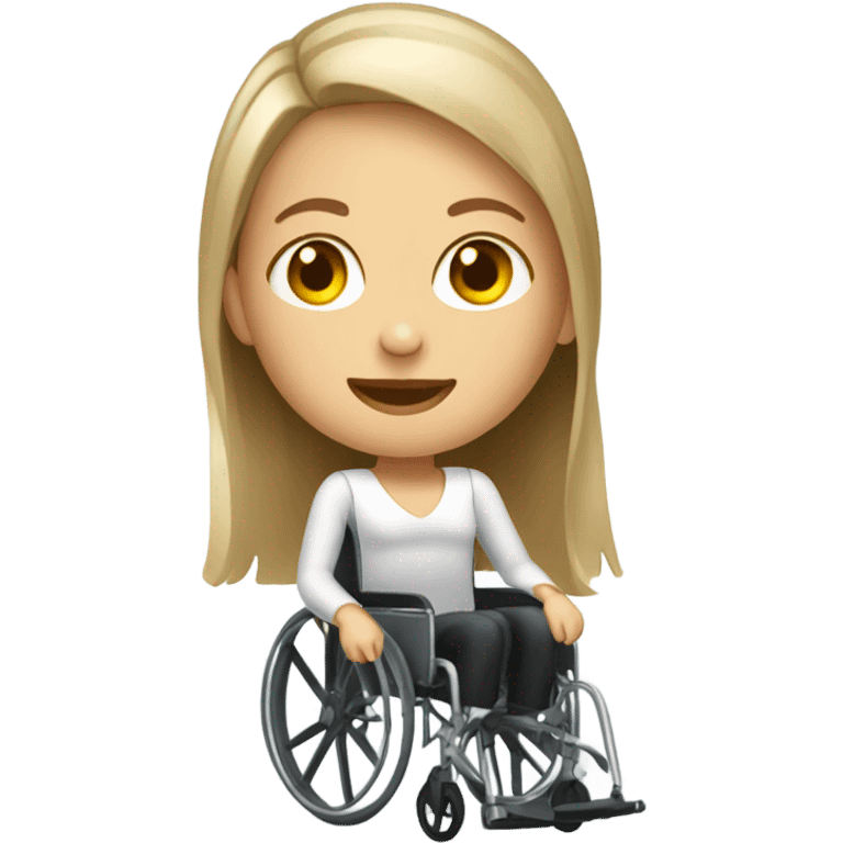 Poland Girl in a wheelchair  emoji