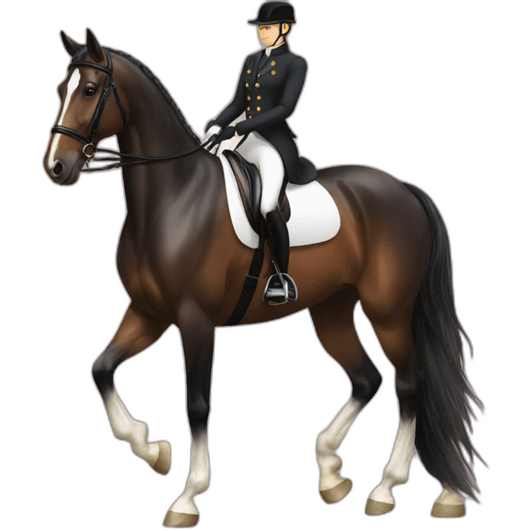 Dressage horse emoji