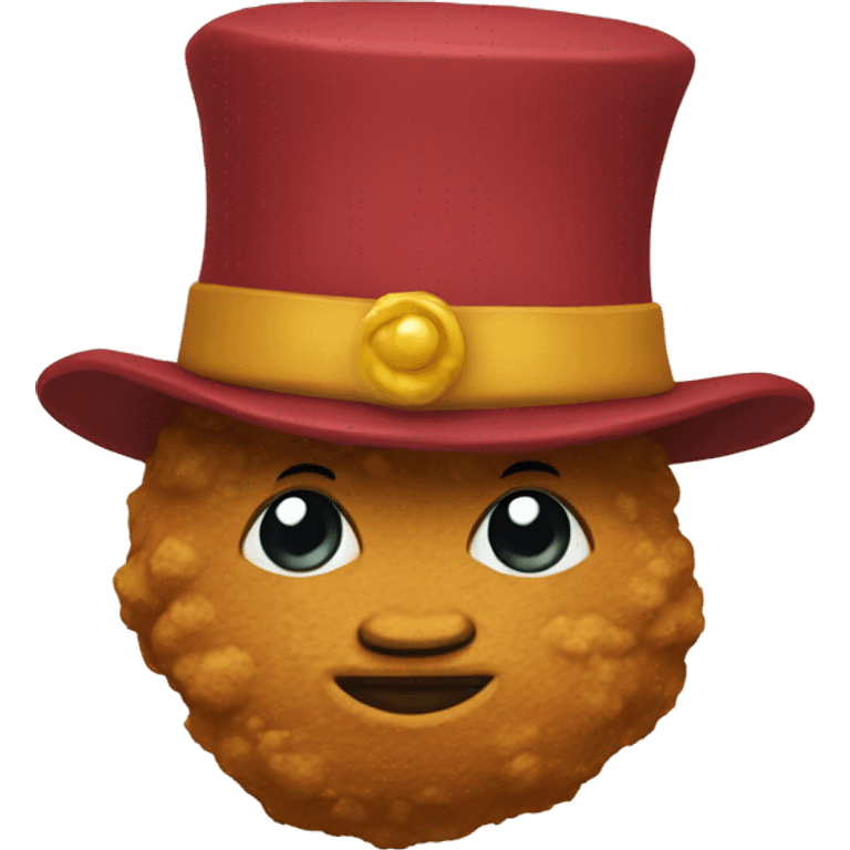 nugget with a hat emoji