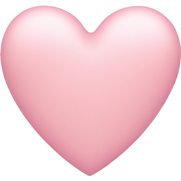 pastel pink heart emoji